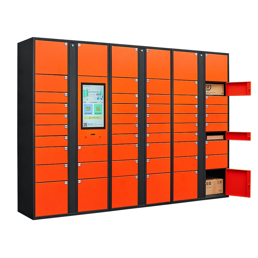
Accept Customized Smart Parcel Locker Intelligent Parcel Delivery Locker In Multi-language 