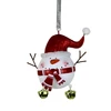 Red hat christmas hanging snowman bell gift decoration