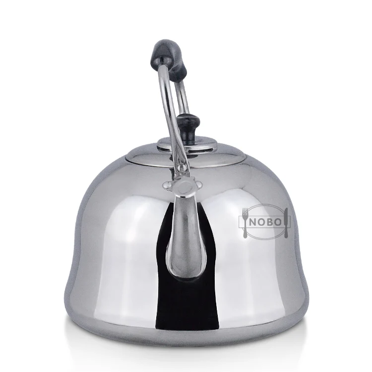 Large Capacity 6 Liter Stovetop Kettle Bell Stainless Steel Whistling