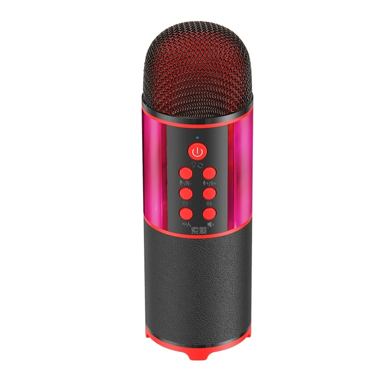 

Wireless BT Microfone Magic Karaoke Microphone Mobile Phone 2 Players Mic Speaker