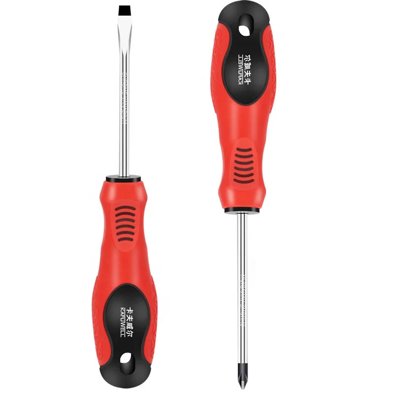 

KAFUWELL SD3686 2PCS 6*100mm Slotted Phillips Pocket Screw Driver Workshop Repair Screwdriver Set