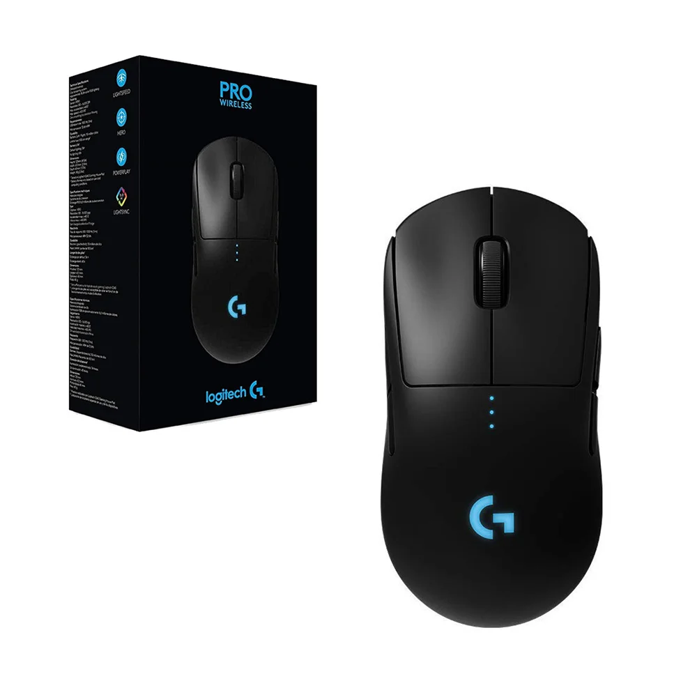 

BIX stock Original Logitech G Pro Wireless Gaming Mouse, Black
