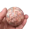 Wholesale naturalRed network green crystal ball healing stone quartz crystal ball