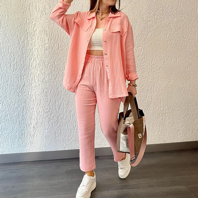 

wholesale women casual two piece sets ladies solid lounge shorts sets 2023 spring suits women's clothing