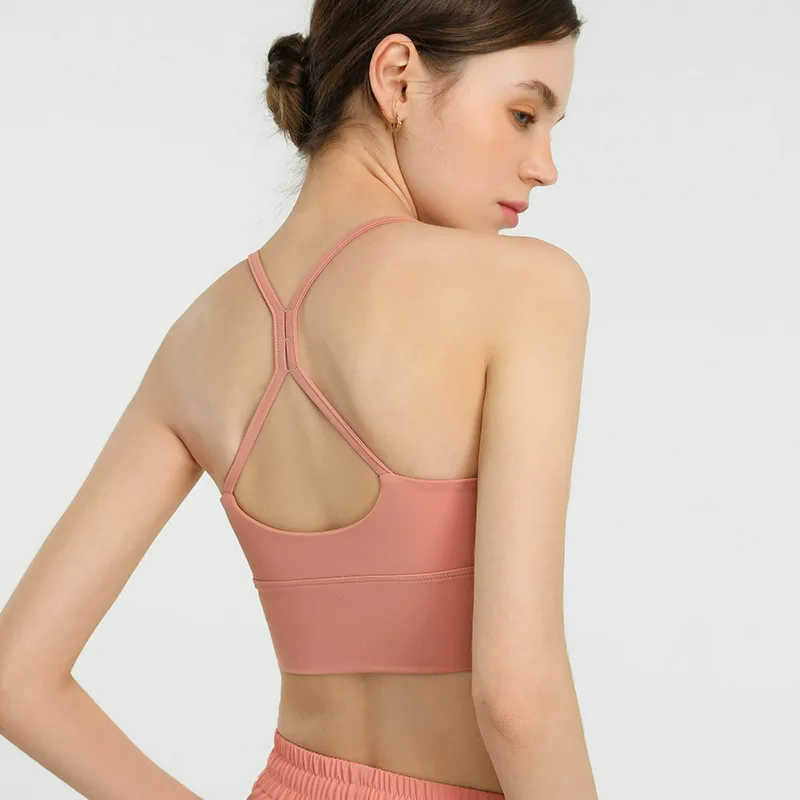 

High Quality Designer Custom Nylon Spandex Fitness Yoga Wear Gym Workout Sports Bra For Women, 4 colors