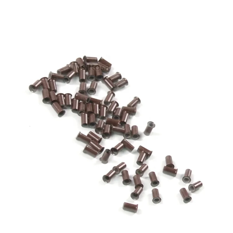 

Fashion  flare copper micro ring link silicone beads wholesale accessories