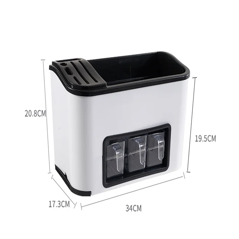 

Hot Selling Versatile Kitchen Seasoning Storage Rack Knife Seasoning Organizer Box Storage Rack, Colorful