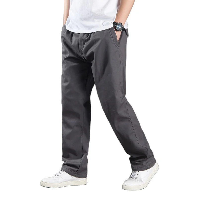 

trousers cotton casual cargo long pant for men winter
