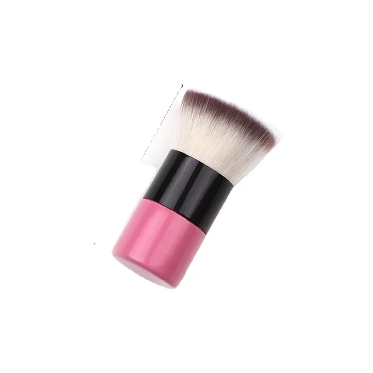 

1pcs purple makeup brush with wine wood handle shape for party makeup, Colorful
