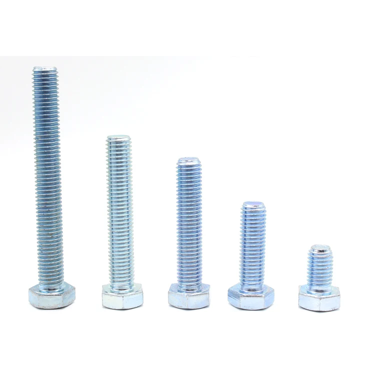 
DIN 933 Carbon Steel Galvanized Hex Bolt grade 4.8-12.9 Bolts 