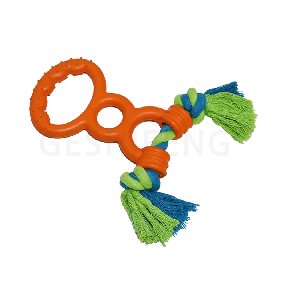 

Drop Shipping Factory Direct Outdoor Toy For Dog Pet Elastic Toy Dog Outdoor Rubber With Cotton Rope Toys For Dogs