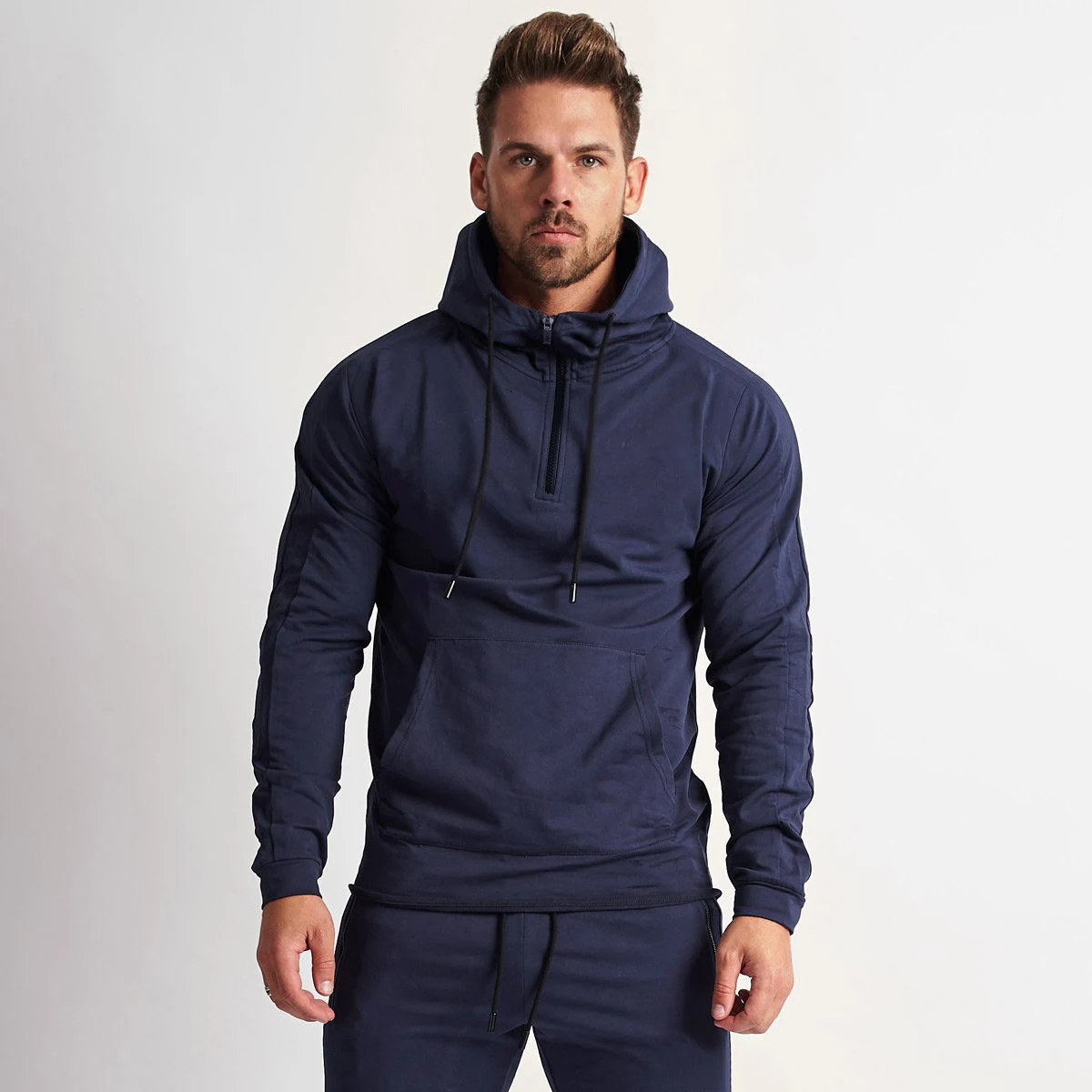 

Blank Tracksuit For Men Sets Custom Sport Running Training Jogging Gym Wear Men Sports pullover hoodies, Picture shows