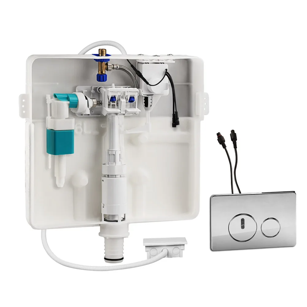 
Special design no flush button automatic cistern motion sensor concealed toilet cistern for wall mounted toilet 