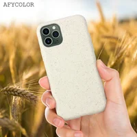 

Ecofriendly 100 % recycle biodegradable pla pela smartphones phone case protective low minimum order white for iphone 11 pro max