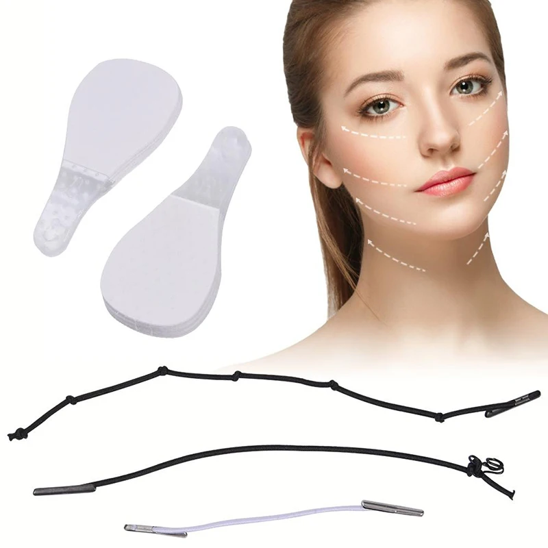 

Invisible Thin Face Stickers V-Shape Mask Lifting V Line Wrinkle Sagging Lift UP Facial Slimming Bandage Cheek Chin Face Lifting