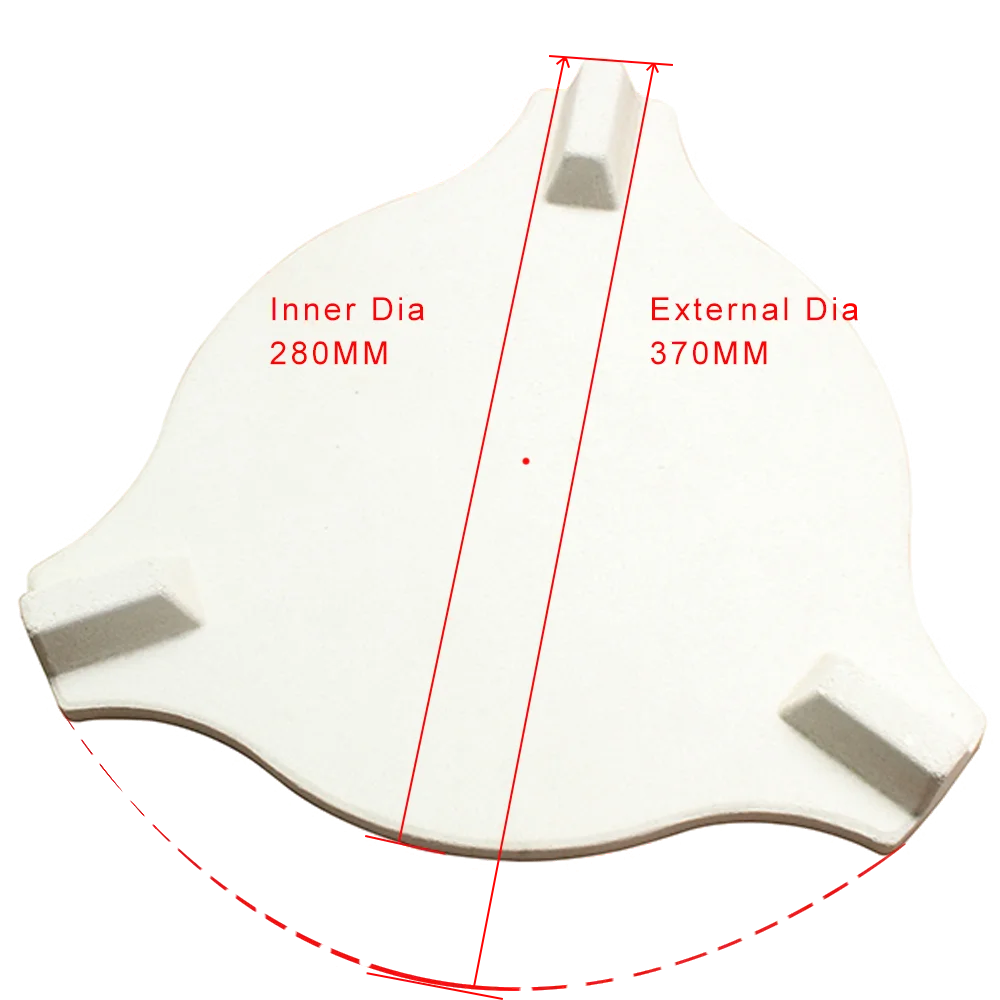 High Quality Ceramic Smoking Barbecue Heat Deflector For Slow Grill