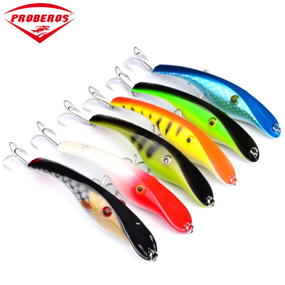 

1PC 145mm 42g Professional Minnow Fishing Lure Wobblers Hard Bait Crankbait 6# Hook 3D Eyes Artificial Pencil Fishing Bait Lure