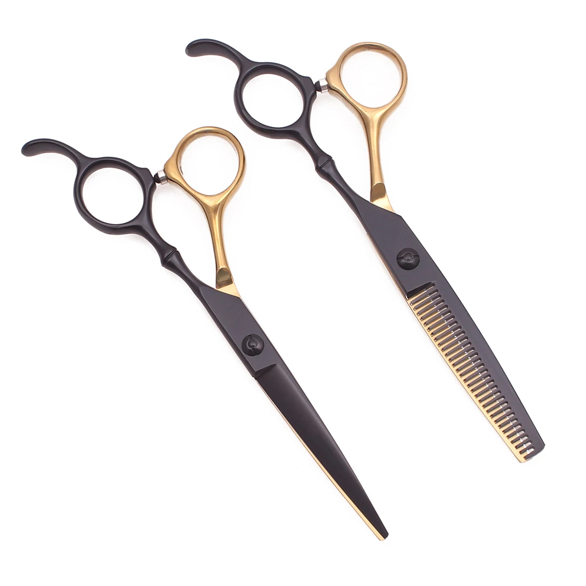 

Hair Cutting Scissors / Shears Professional 5.5" 6" Japanese Steel Barber Hairdressing Scissors Thinning Shears A9030, Rose gold