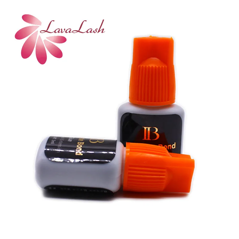 

High Quality Private Label Fast 4-6 Second Adhesive Glue Waterproof Premium Bottle Long Lasting Korea Eyelash Extension Glue, Black