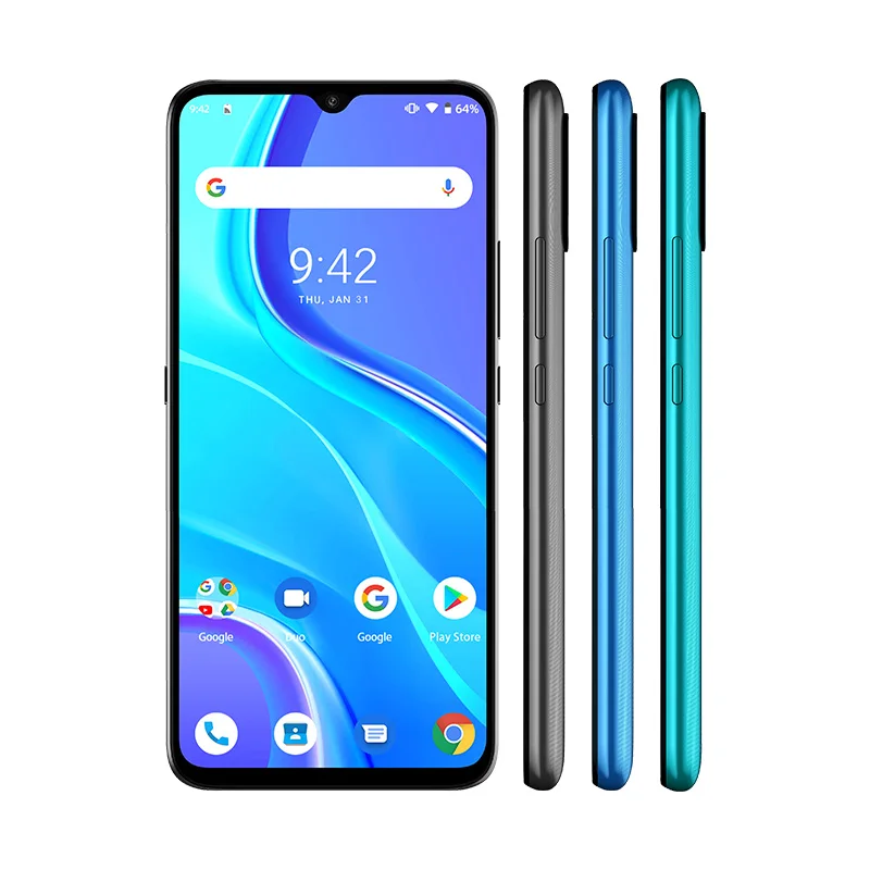 

UMIDIGI A7S 6.53 Inch Android 10 Smartphone with Non Contact Digital Smart LTE 4G Mobile Phone Mobile Celular