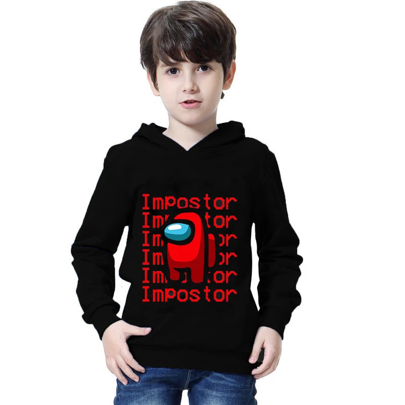 

2021 Among US Hoodie Fashion Boys Girls Cartoon Hoodies Unisex Cool Sport Sweatshirt Kids Pullover Sweater Jumper New Tops