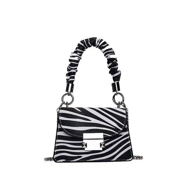 

Fashion Women Leopard Print Shoulder Bag Pu Fashion Chain Cross body Bag