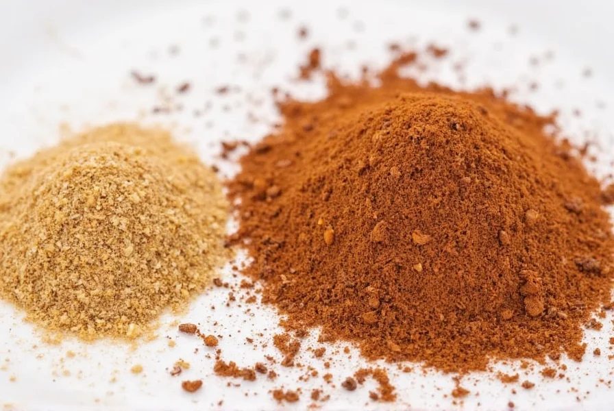 Side-by-side comparison of Saigon and Vietnamese cinnamon sticks