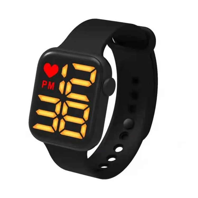 

wholesale high quality sports cheap full screen display boy Wristwatch electronic bracelet kids LED Digital Watch