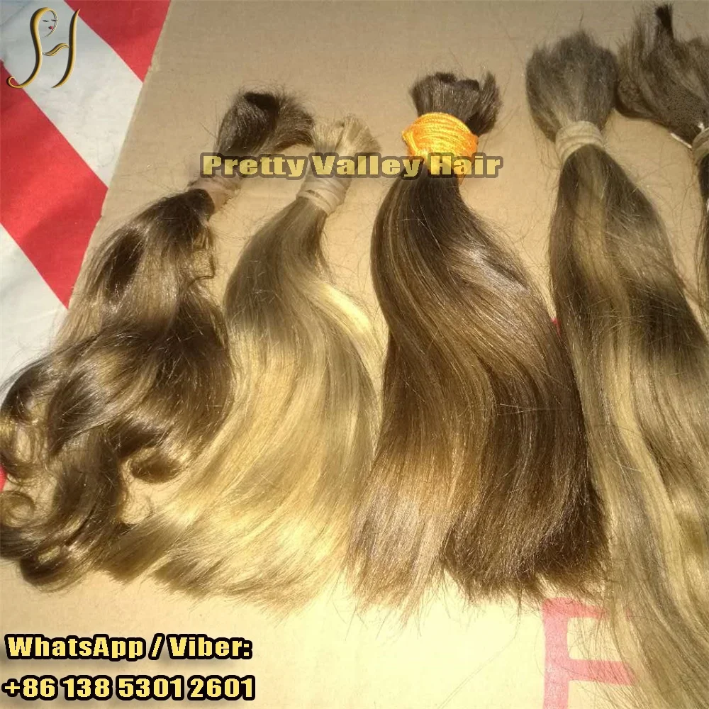 1 double drawn european russian blonde virgin curly hair bulk  .jpg