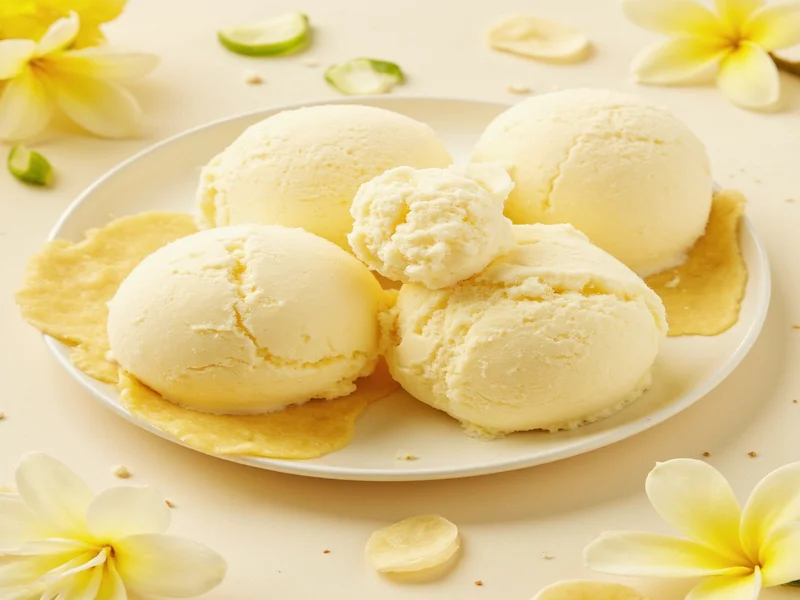 homemade vanilla ice cream