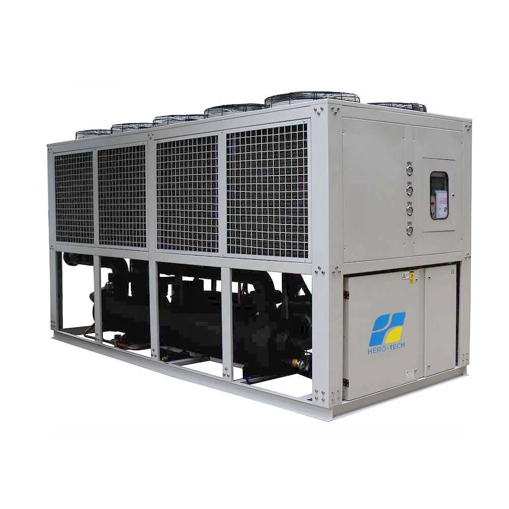 Ice Rink Chiller 75hp Air Type Low Temperature Screw Glycol Chiller