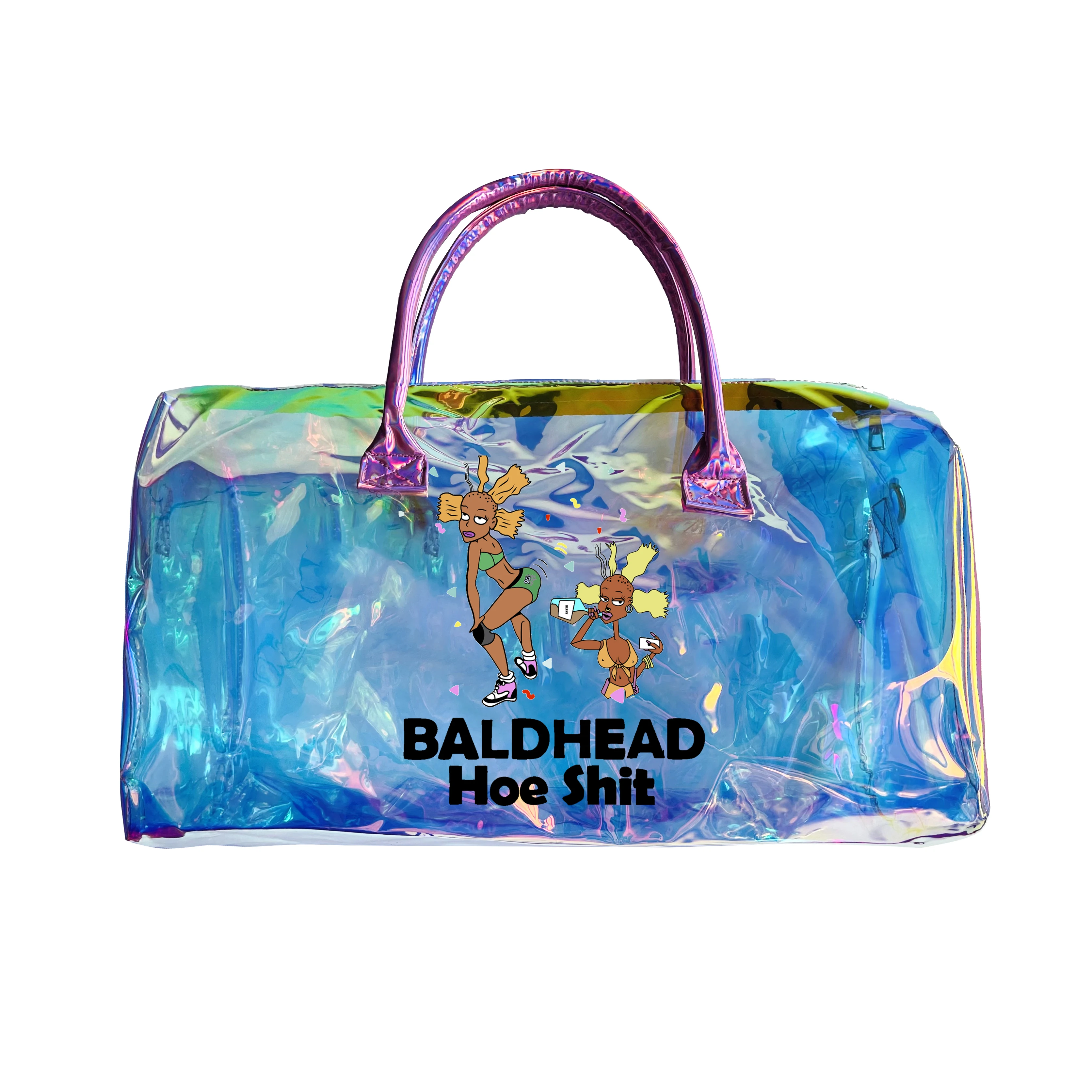 

Womens Customized Travel Waterproof Colorful Transparent Duffle Bag Pvc Clear Duffle Bag