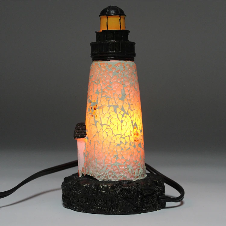 树脂装饰台灯卧室树脂台灯批发