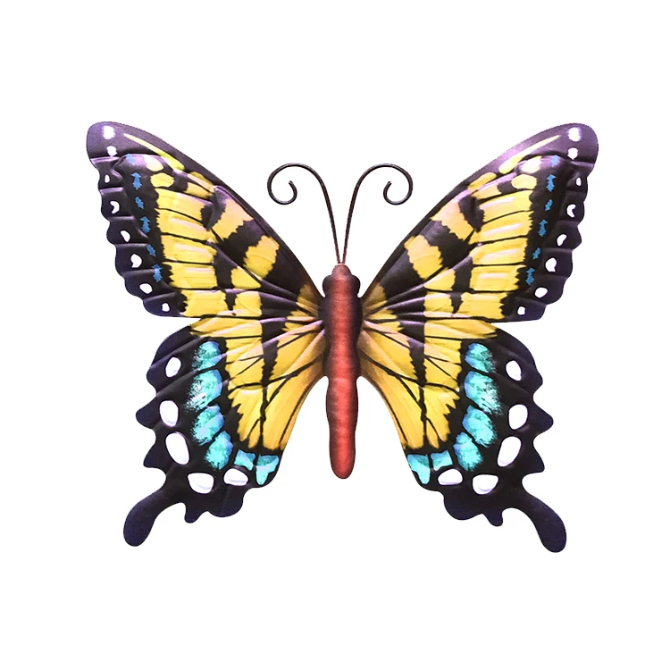 

Metal Simulation Butterfly Sculpture Wall art Decoration garden animals wall decor