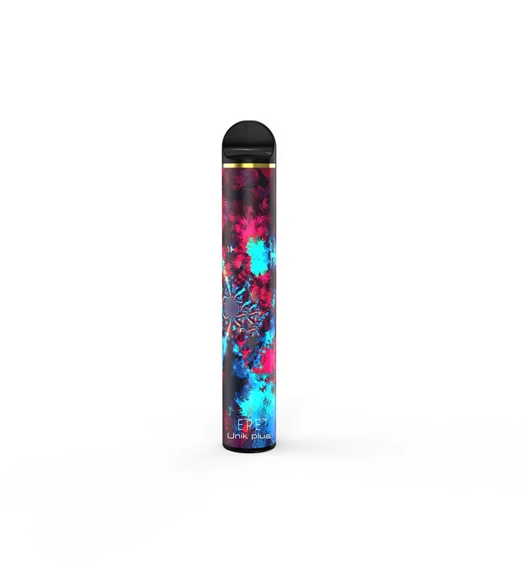 

2022 newest 2500puffs Battery18500. Vapor EPE unik plus 1600mah Advanced sticker craft empty equipment accessories, 16