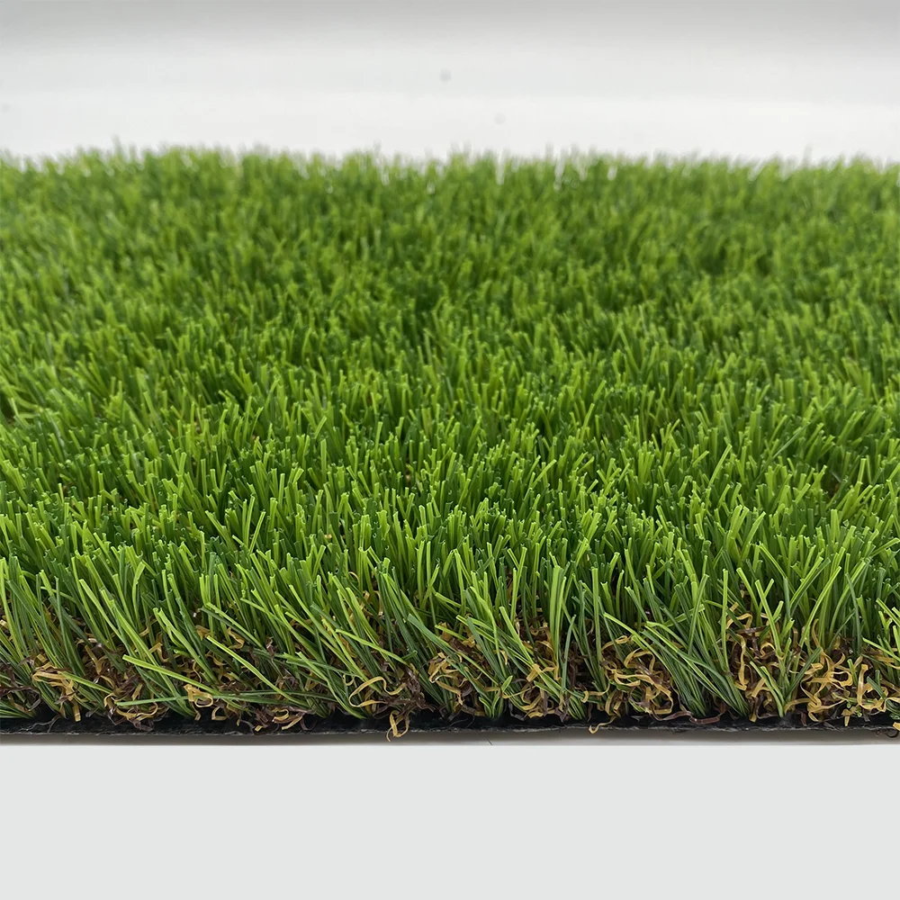 

Mini indoor decoration plastic garden lawn artificial grass, Mix of light and dark green + field-jute thatch
