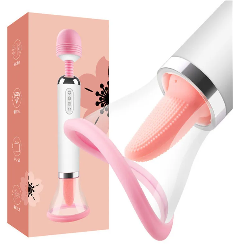 Sucking Vibrator Tongue Sex Oral Licking Clitoris  Sex Toy for Women