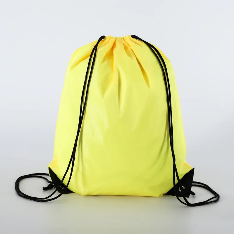 

Sports Waterproof Drawstring pouch Bags travel String Bag Printed Backpack Pull Rope Men Female Oxford Gym Casual Bag