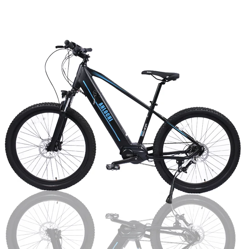 

ANLOCHI adult frame 27.5*2.1 tire fast delivery mountain ebike 250w mid motor 36V with pedal assist for wholesale