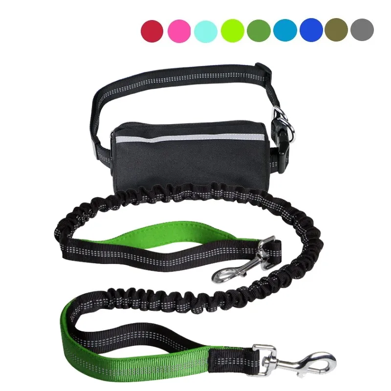 

adjustable retractable nylon dog leash hands free dog leash reflective dog leashes