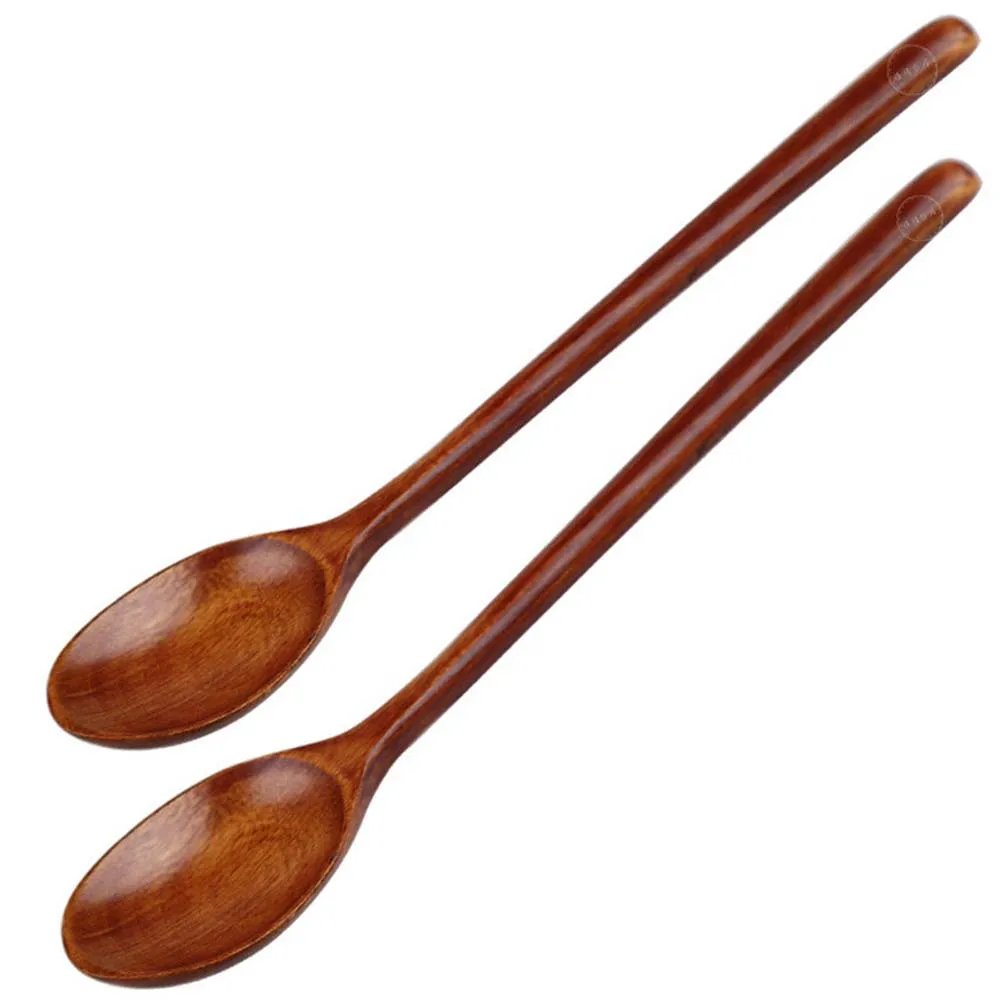 

Spoons Wooden Soup Spoon 1/5 Pieces Eco Friendly Tableware Natural Ellipse Wooden Ladle Spoon Set for for Eating Mixing Stirring, Wood color