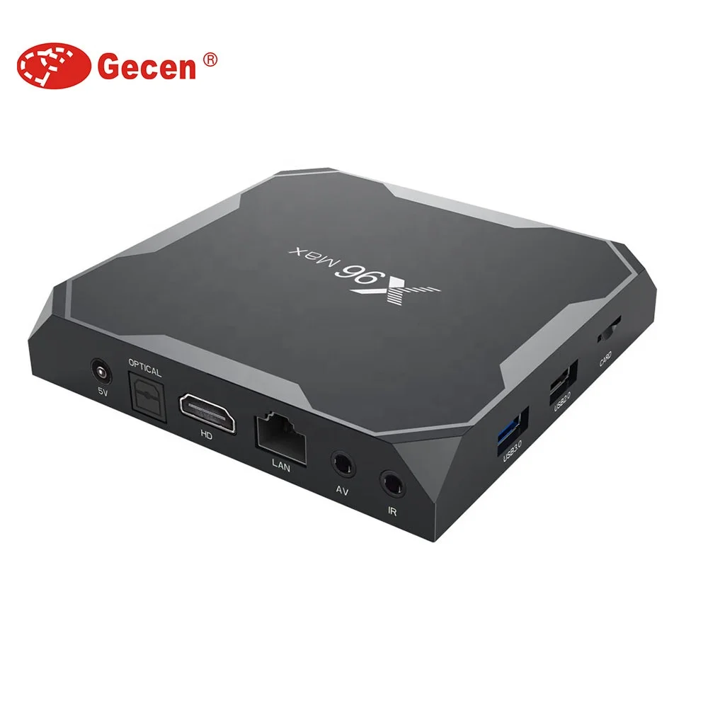

Zhuhai android tv box Set+Top+Box X96 max S905X2 support play store app download iptv box