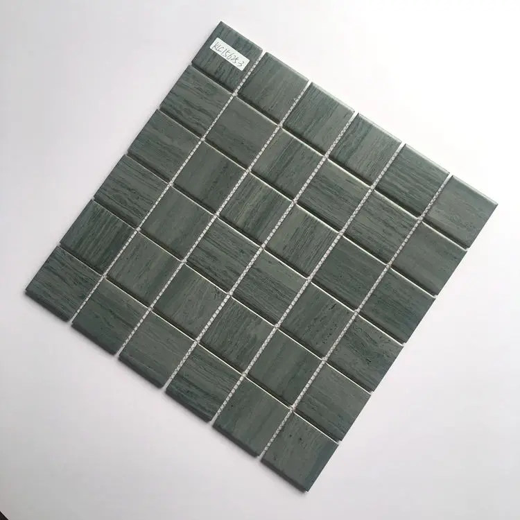 Hot selling blue ceramic mosaic porcelain tile for bathroom and kitchen Foshan China