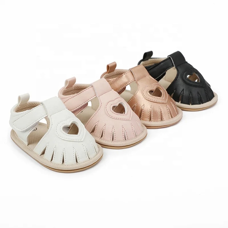 

2022 Xiximi Genuine Leather Upper Sandal 0-1y Flower Baby Girl Summer Color Princess Toddler Shoes Baby Learning To Walk Shoes, 4 colors
