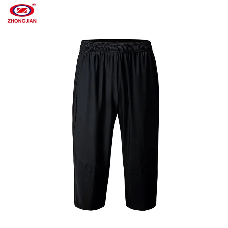 

Unisex Men Outdoor Training Jogging Wear Clothes Women Casual Sport Short Pants, Black