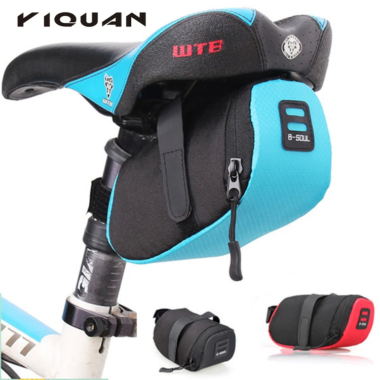 

Wholesale Fashion Mountain Bike Riding Bicycle Tail Bag Bike Saddle Bag,Wind Resistance Design Bicycle Seat Bag, Black, blue, red