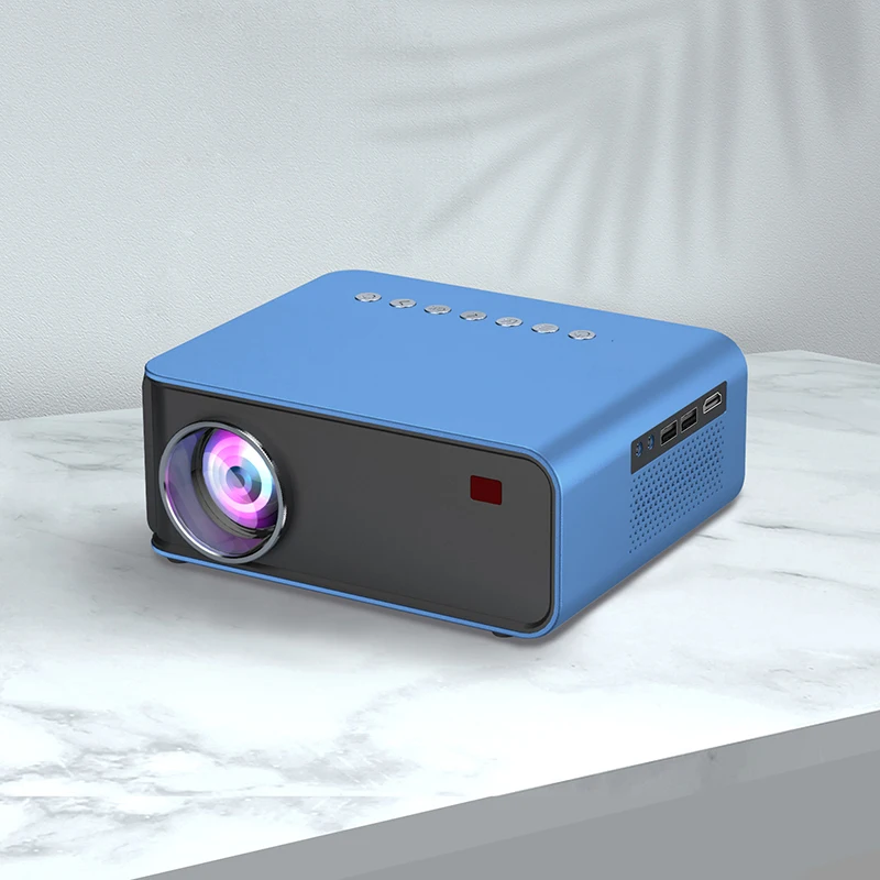 

Portable HD 1080P Mini LED Digital Business Meeting Video Projectors, Blue