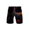 Fragenhelden china factory cheap price custom stranger things printed short beach pants swimming bathing suit