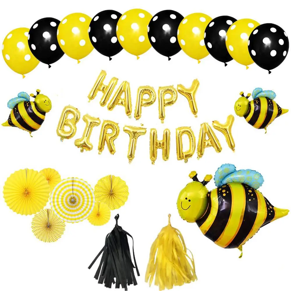 Honey Bee Themes Birthday Party Decorations Supplies Decoration