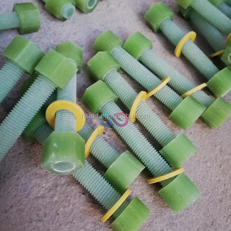 M6 M10 M12 M16 M20 M24 M32 M50複合frpステムfrpgrpグラスファイバーgrpスタッドナットグラスファイバー